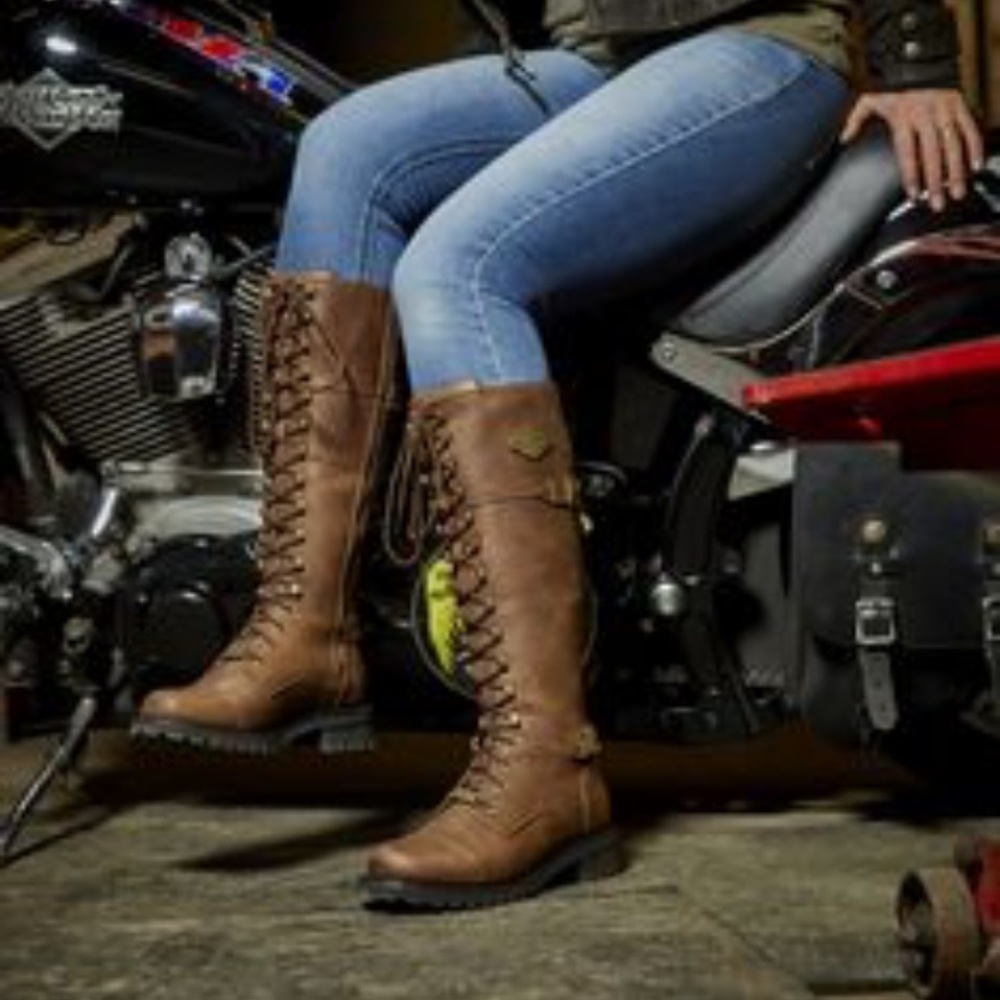 Like new Harley Davidson Beechwood boots brown 7.5